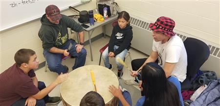 Students at Drum and Dance